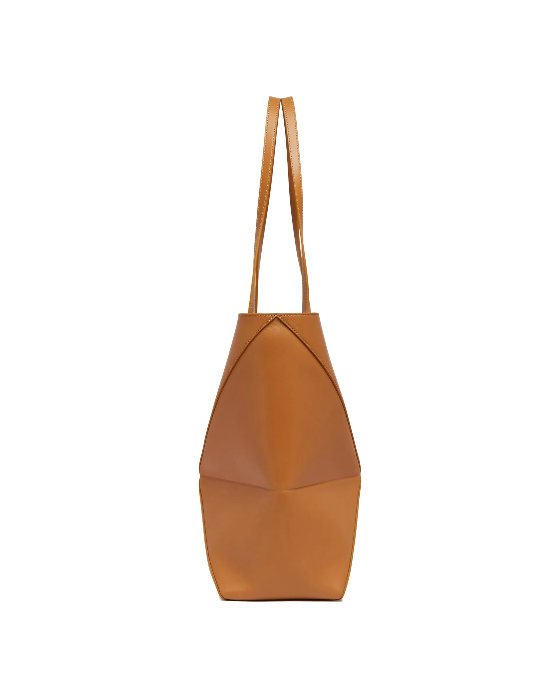 Beige Medium Puzzle Fold Tote