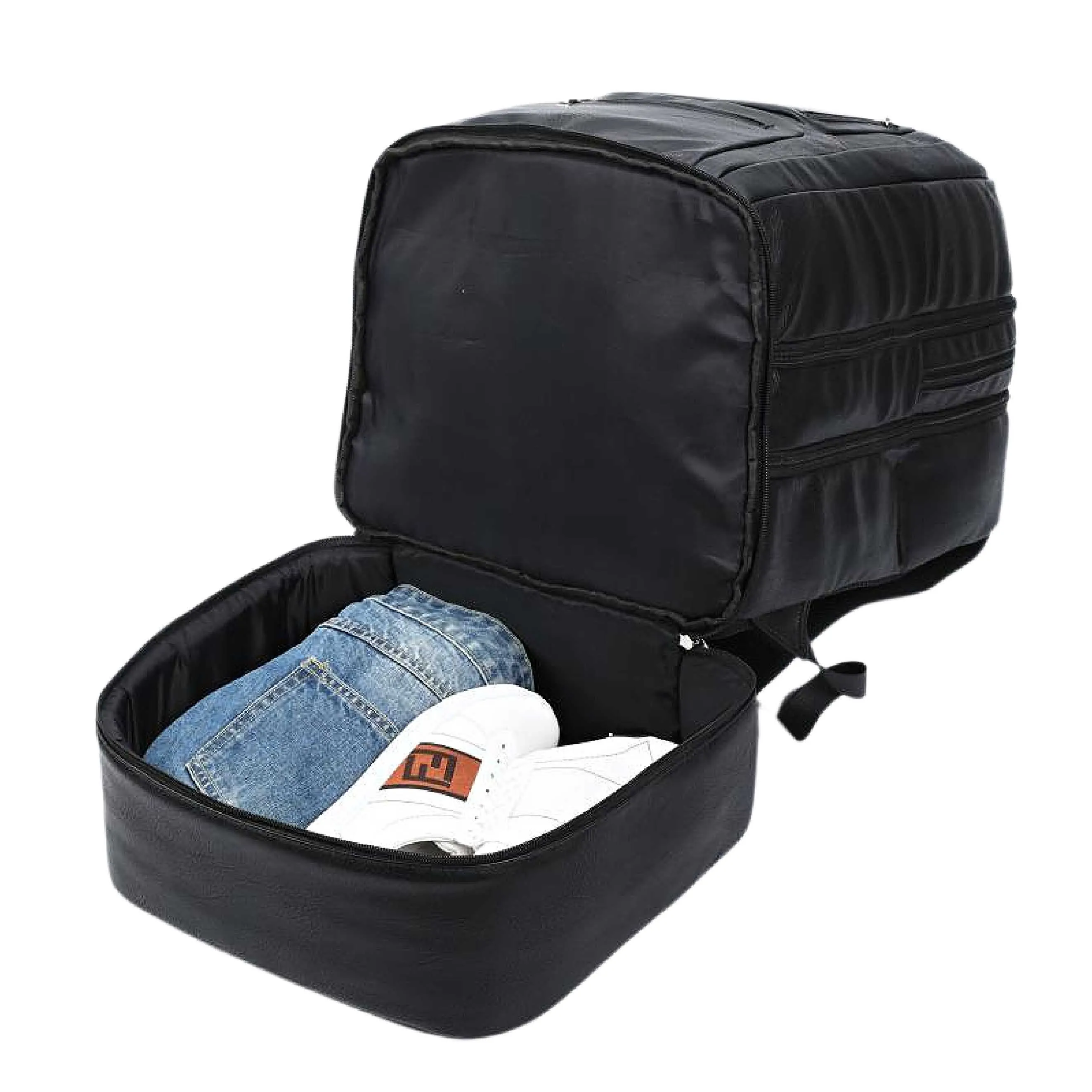 Black Leather Carryon (BLACK FRIDAY SALE)
