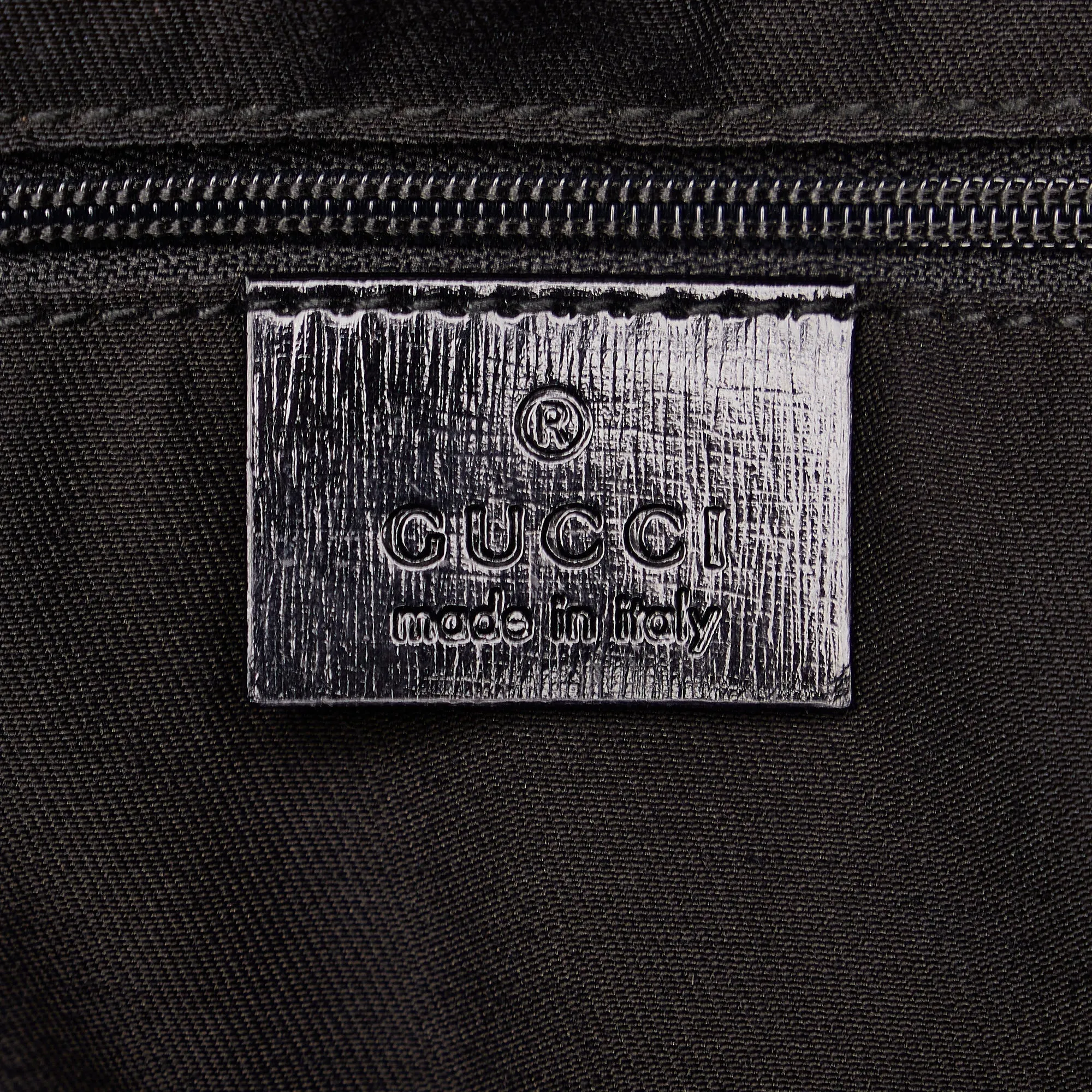 Brown Gucci GG Canvas Full Moon Tote Bag
