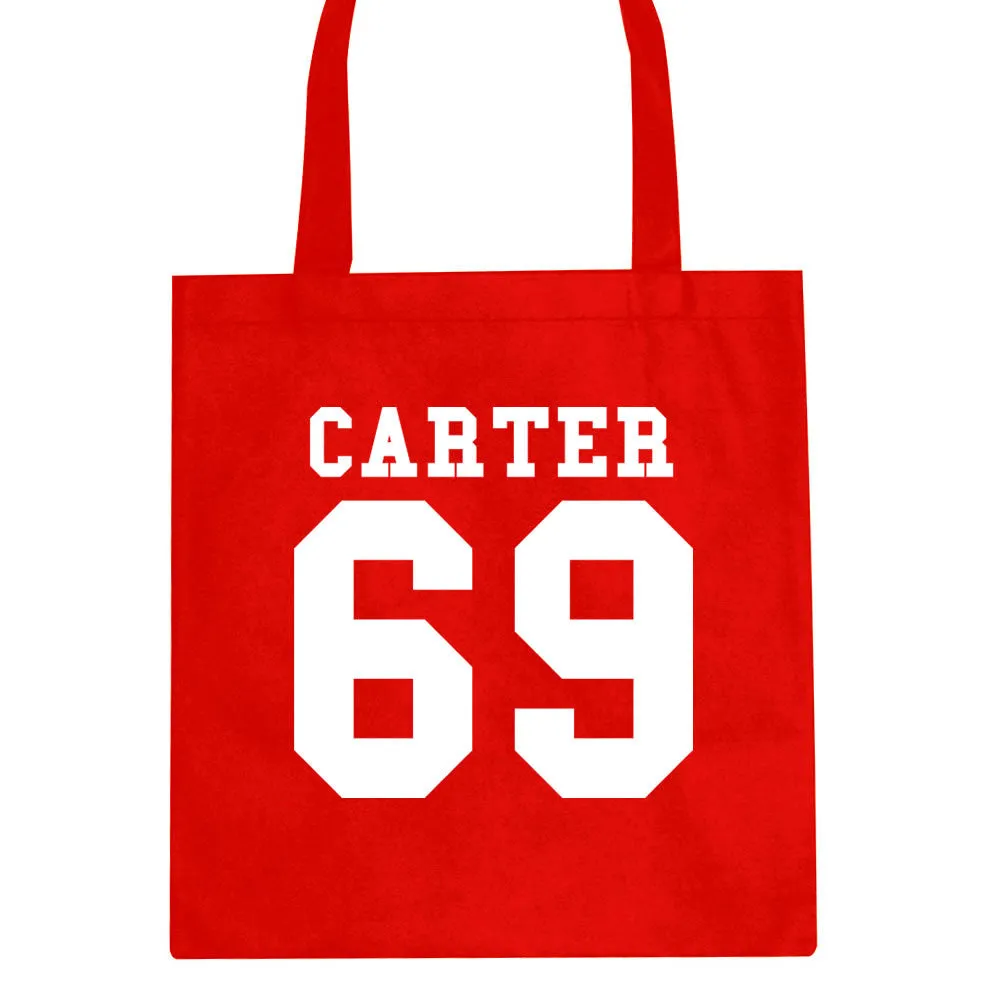 Carter 69 Team Jersey Tote Bag