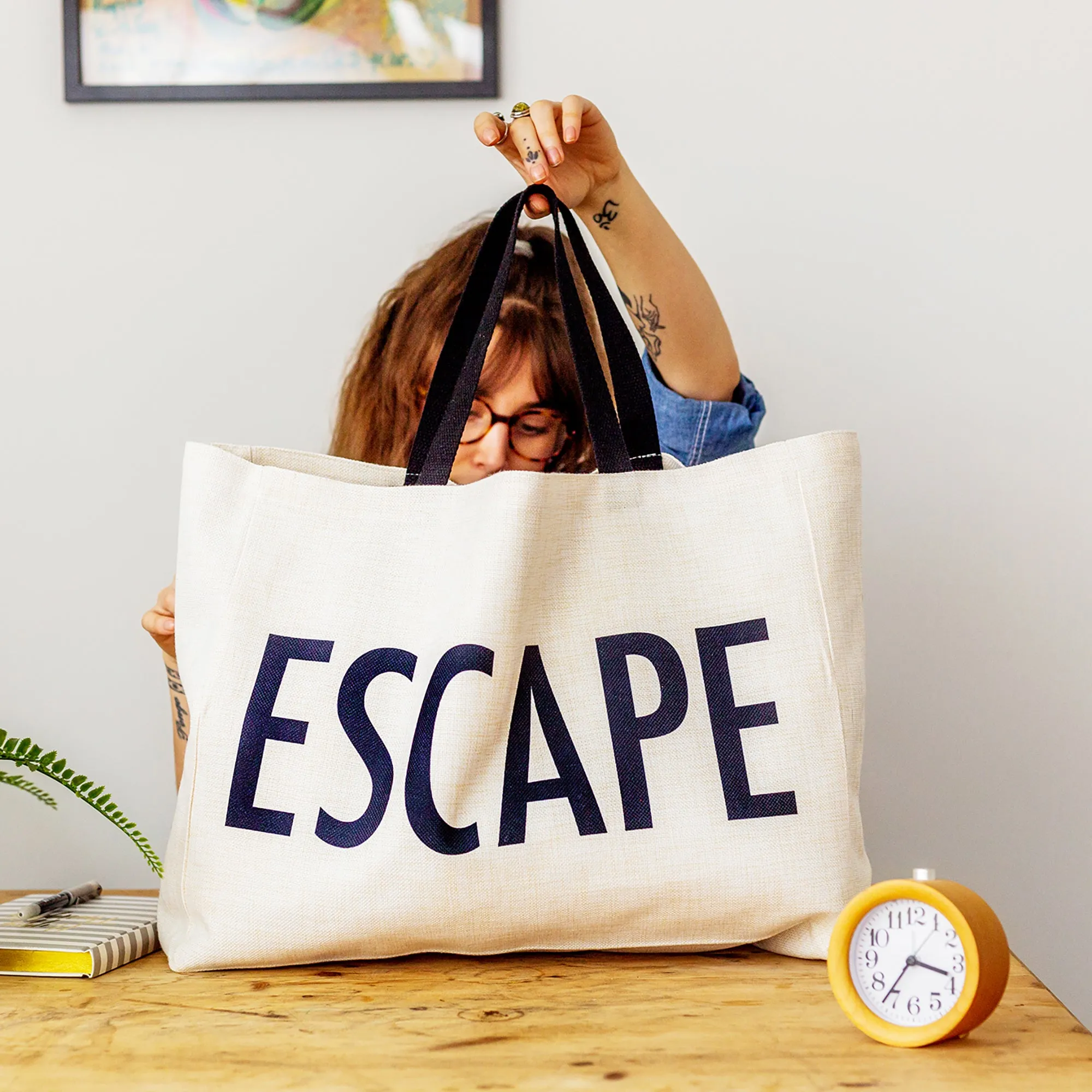 Escape Large Tote Bag