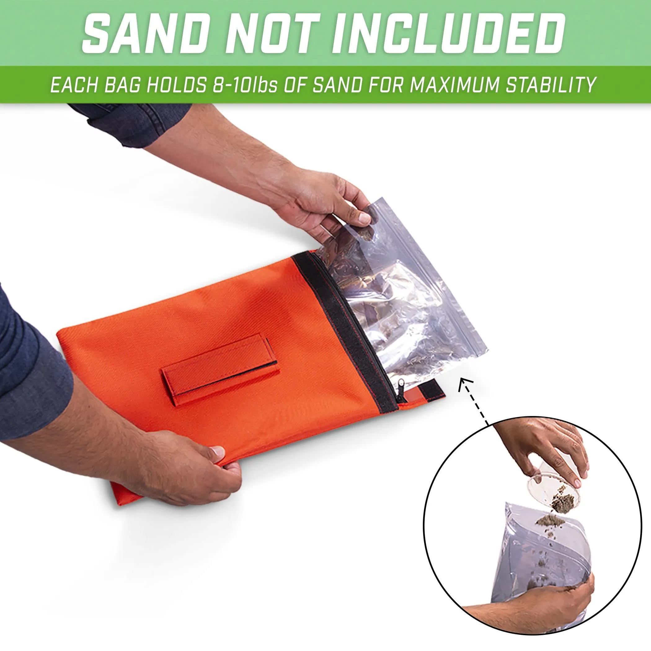 GoSports Sports Net Sand Bags - Weighted Anchors
