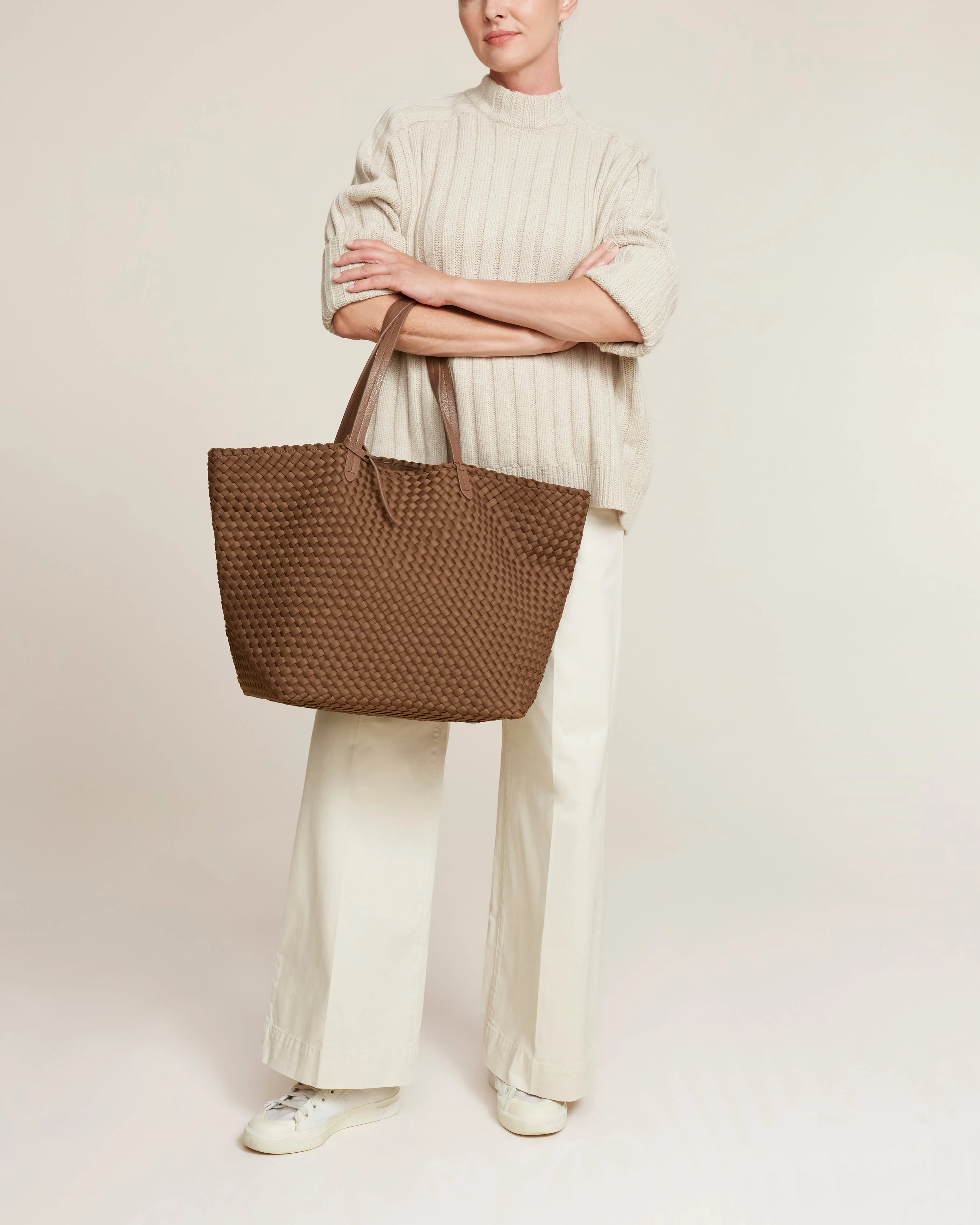 Naghedi Jetsetter Large Tote in Mink