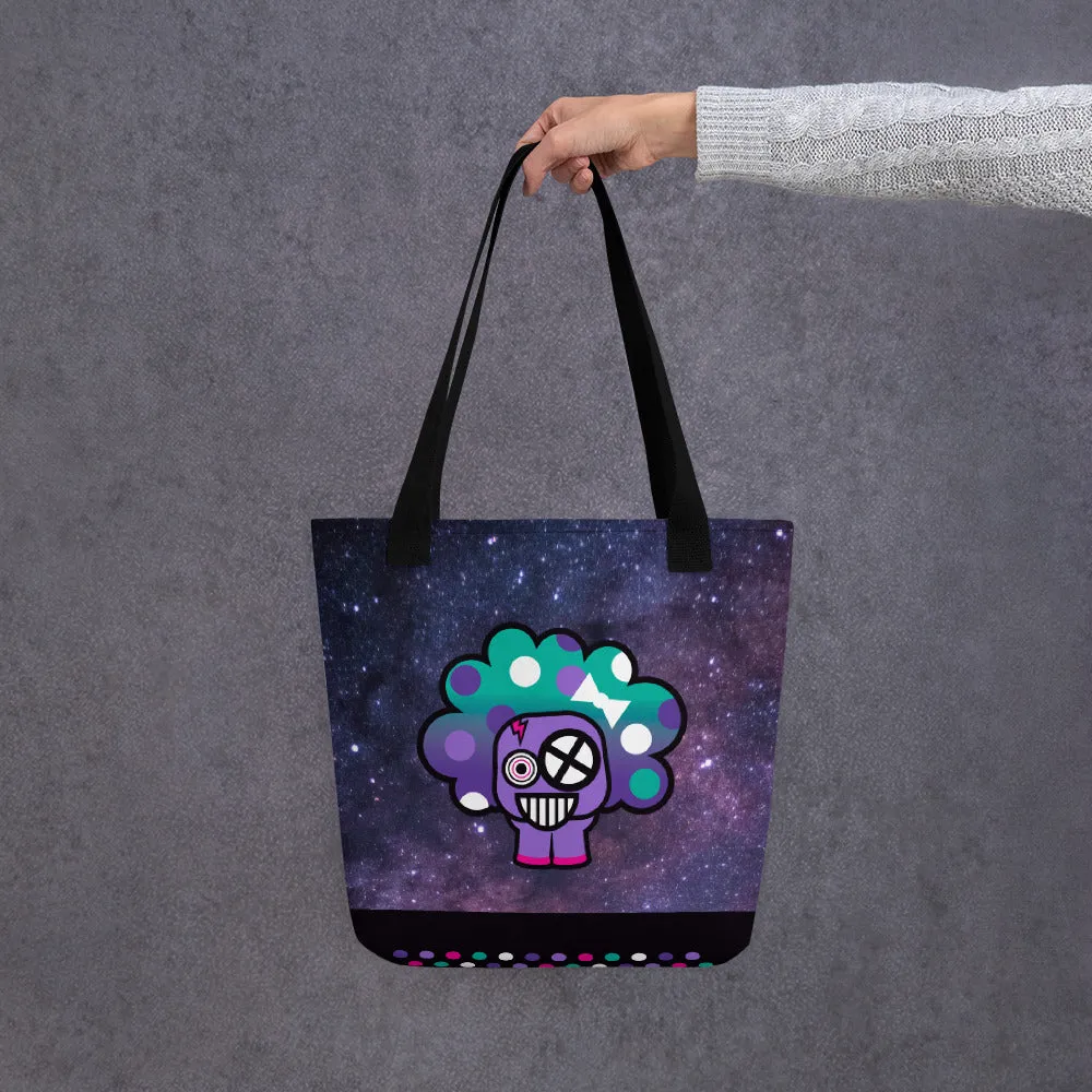Polka Puff Galaxy Tote bag