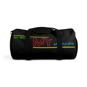 Sports Bag (My Body My Rules ) Black