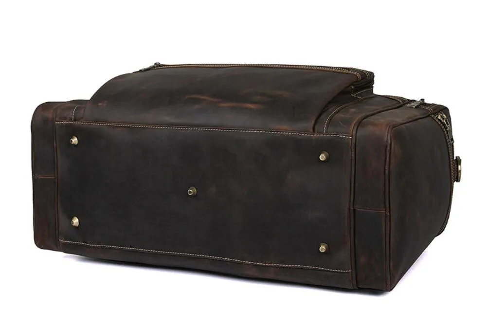 Travel Bag Weekender Bag Duffel Bag Men Overnight Bag Leather Luggage Bag Christmas Gifts