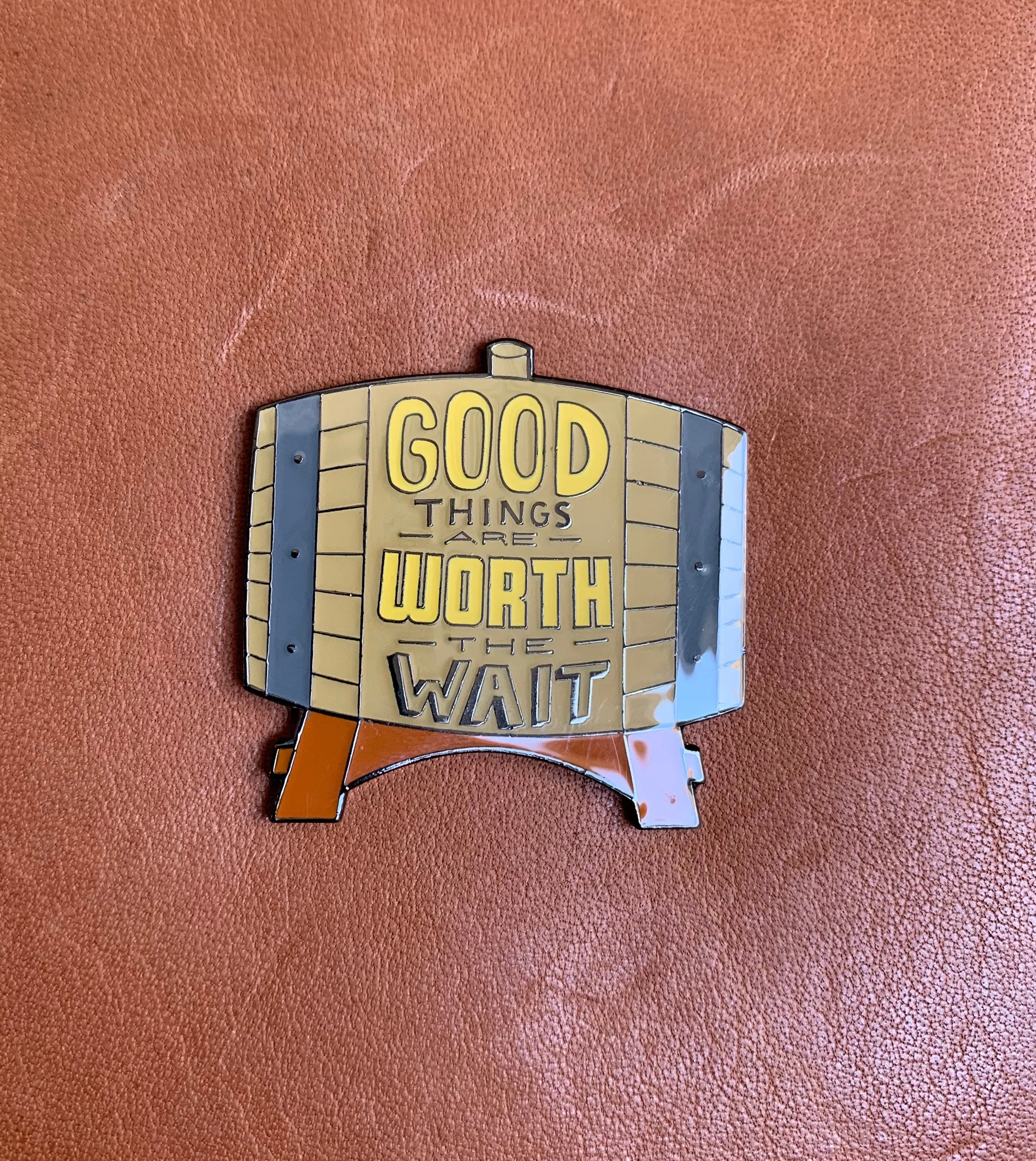 Whiskey Barrel Apron Pin